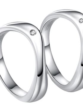 fanci银饰一生一世情侣戒指