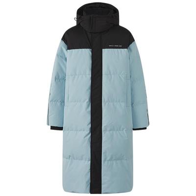 美特斯邦威羽绒服撞色拼接