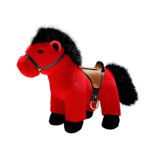 2026马年吉祥物战马公仔包包挂件毛绒玩具本命年玩偶礼品新年礼物