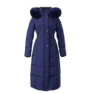 2025冬季新款超长款到脚踝羽绒服女长款修身收腰加厚防寒外套超长