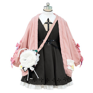 秀琴家 阿莉cos服 阿萨aza妹妹 女装全套耳朵挎包 虚拟主播彩虹社