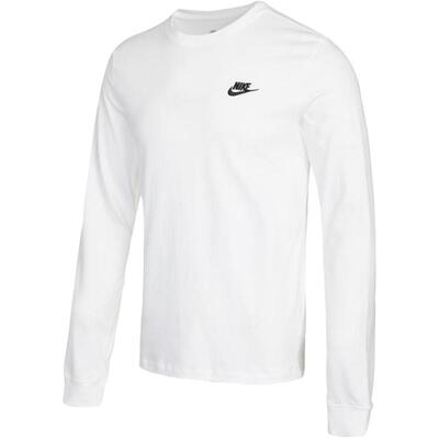 滔搏NIKE耐克男子圆领宽松休闲舒适长袖运动T恤AR5194-100