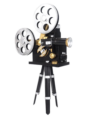 复古风相机道具摆件三脚架模型