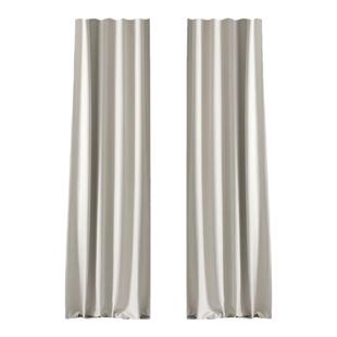 中古复古法式窗帘加厚双面尼米白色遮光飘窗落地帘客厅卧室布帘纱