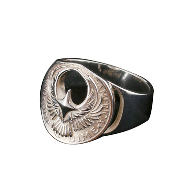 HORIZONBLUE一休纯银印第安戒指