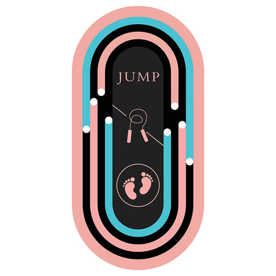 跳绳加厚隔音减震室内防滑瑜伽垫