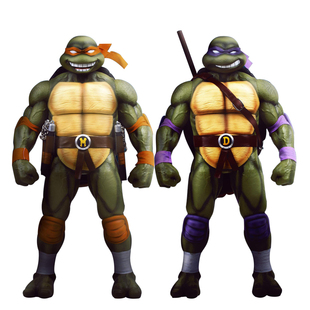 ZCWO正版手办X忍者神龟TMNT潮玩大摆件男生女孩艺术家动漫玩具