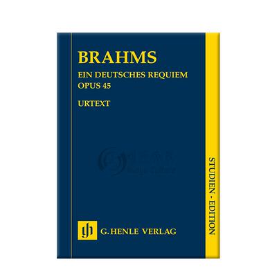 勃拉姆斯德意志安魂曲op45小总谱