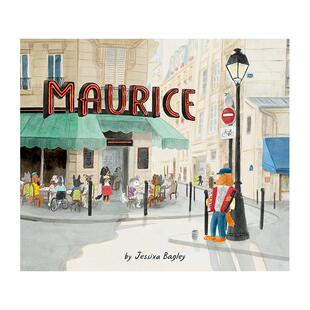 【现货】【插画师Jessixa Bagley】莫里斯 Maurice 进口原版英文儿童绘本 善本图书