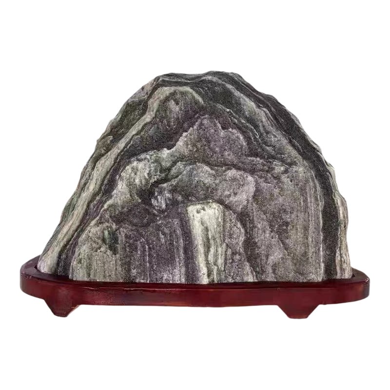 青石原石石敢当补缺角泰山石摆件