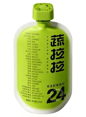 蔬拉拉奇亚籽果蔬饱果蔬泥
