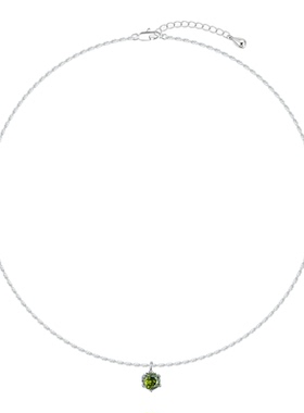 阿吉豆项链女款波光粼粼锁骨链