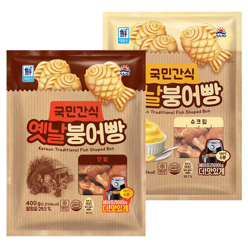 韩国进口思潮大林鲫鱼饼豆沙馅