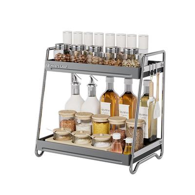 厨房调料品置物架双层多功能收纳