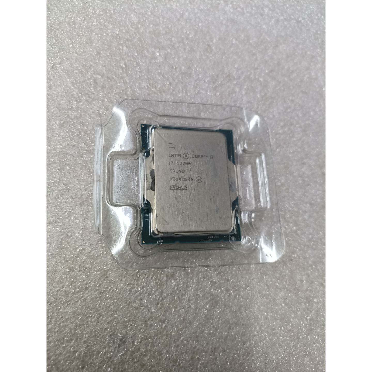 英特尔i7-12700KF CPU处理器，全新散片未使用，原议价