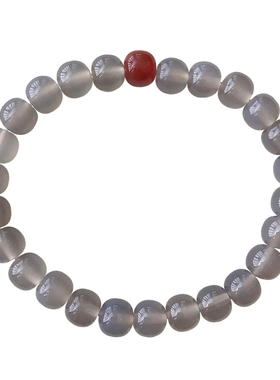 真品土耳其天然紫灰色冰透玉髓