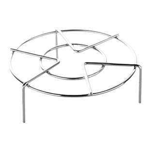 不锈钢蒸架 家用电饭锅内多功能圆形收纳蒸笼架 加高脚隔水蒸架