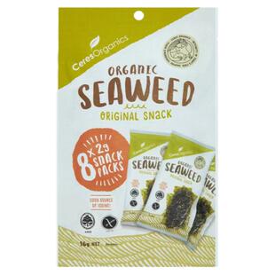 澳洲代购 有机海苔Ceres Organics Seaweed Nori Multipack 8x2g
