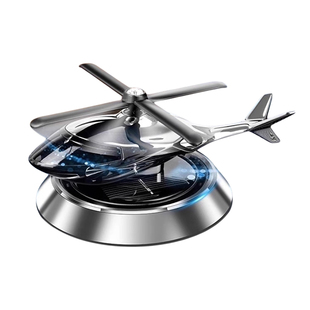 车载香水汽车香薰太阳能直升飞机摆件香氛淡香车内持久装饰除异味