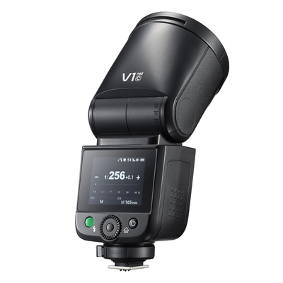 神牛V1mid锂电圆头机顶闪光灯