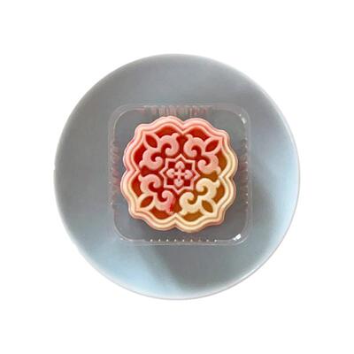 中秋节中式四棱花迷你月饼模具