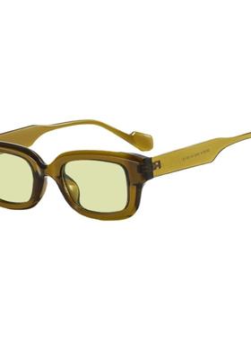 装饰方形潮流男女凹造型墨镜