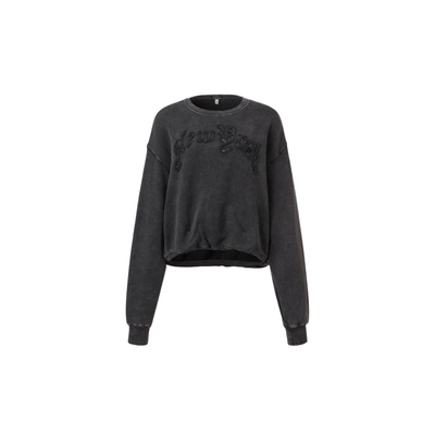 R13宽松廓形圆领卫衣