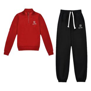 广场舞服装冬季新款加绒加厚运动健身操团体跳操服跑步服时尚大码