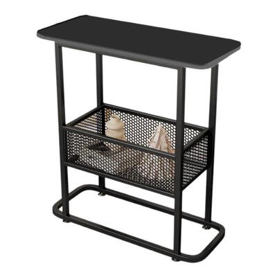 极窄边几客厅20cm沙发夹缝小茶几收纳边柜边几缝隙岩板边柜侧边桌