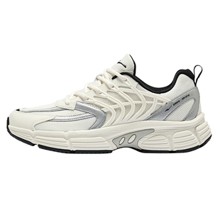 鸿星尔克鱼刺2男鞋运动鞋秋季网面透气休闲鞋减震千禧复古老爹鞋