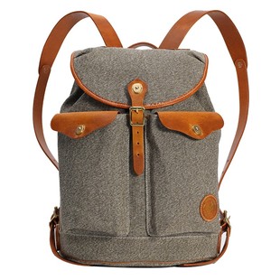 HKWORKSHOP胡椒盐绿幽灵牛皮P40复古潮流大容量双肩骑行电脑包