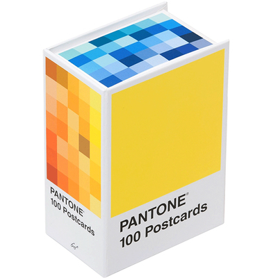 英文原版 潘通明信片色彩卡片设计配色较色参考100张卡片指南书Pantone Postcard Box: 100 Postcards Chronicle Books派通