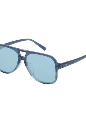 双梁飞行员超大框高级浅色太阳镜