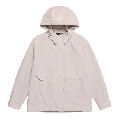 国家地理派瑞户外防风防泼水女款运动休闲连帽宽松夹克外套