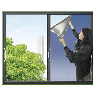 隔热膜窗户防窥单向透视玻璃贴膜防晒贴纸走光遮阳隐私自粘全遮光