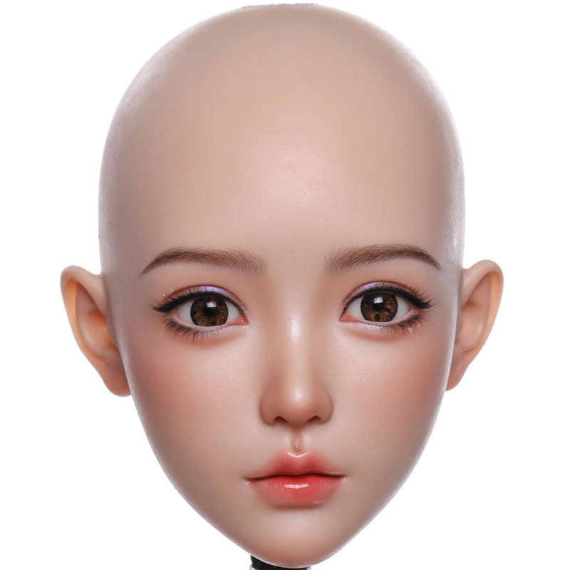 硅胶头雕仿真模特头等身手办娃头