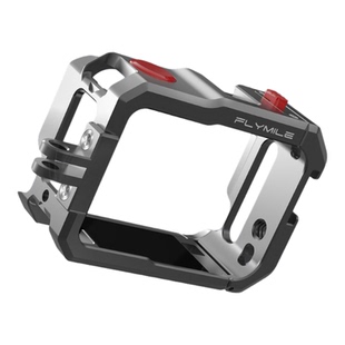 Flymile适用影石Insta360 GO Ultra金属兔笼拓展边框go ultra运动相机防摔保护壳磁吸快拆底座横竖拍固定支架