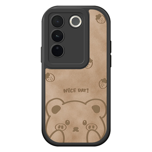 适用vivos16pro手机壳s16保护套新款女vivis镜头全包防摔por液态硅胶vovos高级感viv0耐脏网红熊vivs维沃后壳