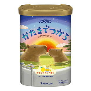 25年新品巴斯克林晚安浴盐蜂蜜柚子香安神助眠发汗驱寒泡澡入浴剂