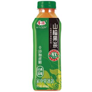 华旗山楂果茶果肉饮料金典原味400mlx12瓶装整箱