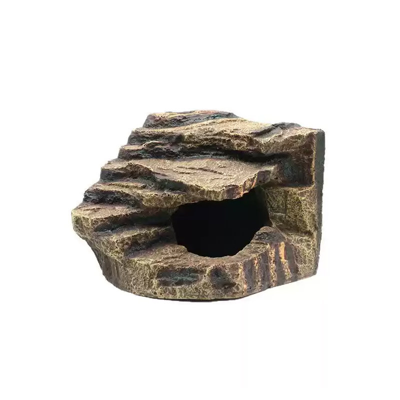 鱼缸造景动物宠物用品乌龟晒台爬泰造景龟台陆台龟岛爬虫躲藏穴