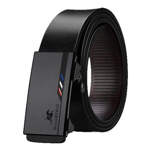 正品保罗男士内扣式自动扣真皮