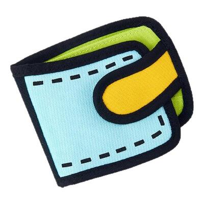 JFP钱包女士二次元可爱短夹