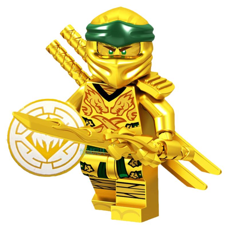 第三方6便宜ninjago2023新款幻影忍者黄金套装劳埃德8积木人仔男9