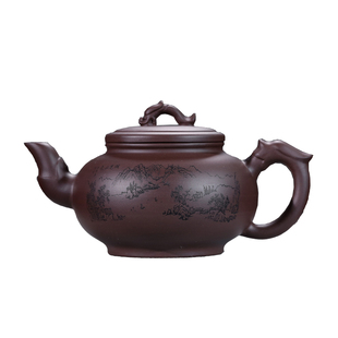 大号宜兴紫砂茶壶家用泡茶壶大茶壶龙紫砂壶大紫砂壶大容量1100ml