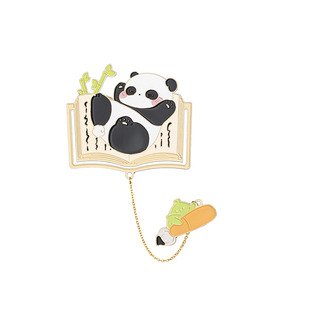 故宫淘宝|熊猫周边墨宝书签卡通可爱古典中国风博物馆文创礼物