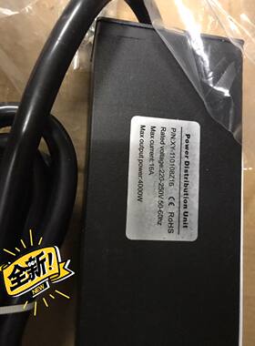 GWGJ PDU机柜插座 16A8位 带防雷浪涌双断开关1U