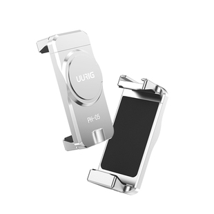 uurig适用大疆DJI Osmo Mobile 6磁吸手机夹om7/6/5配件灵眸OM 5/4 SE手持云台稳定器替换夹子固定架冷靴扩展