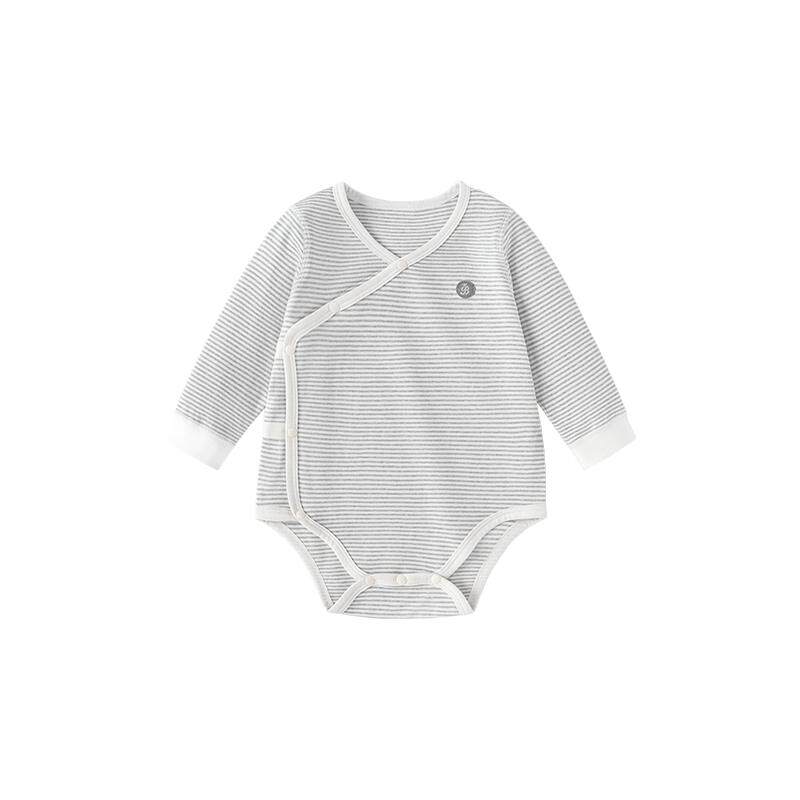 babylove中国有机天然低敏衣婴儿包屁衣婴幼儿宝宝纯棉三角哈衣