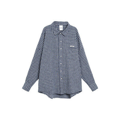 TurnSignal潮牌POLO领条纹衬衫女